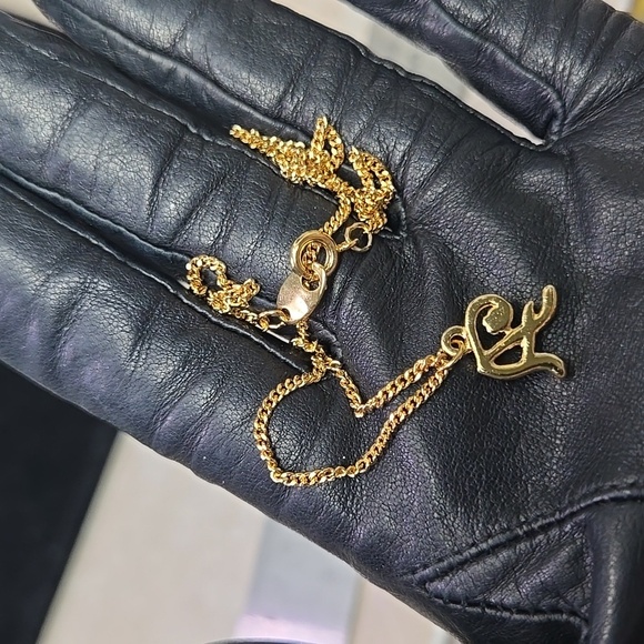 Avon Gold Tone  Kids Initial Elengance Collecting  Necklace A - Picture 14 of 15